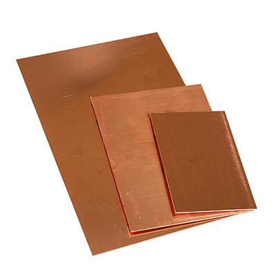 Rectangular C51000 1mm Superficies de hojas de cobre Decoración Tamaño personalizado