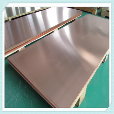 C1100 borde liso 99,7% paneles de cobre decorativos cuadrado para la industria