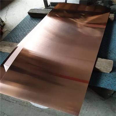 Líneas de cobre cuadrada adornada con bandas decorativas de 1 mm