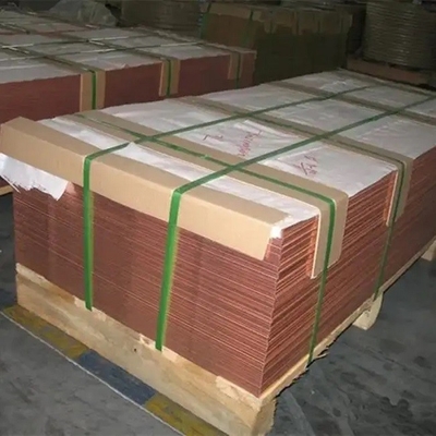 Líneas de cobre cuadrada adornada con bandas decorativas de 1 mm