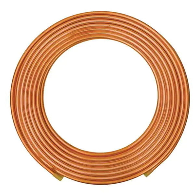 Bobina de cobre ligera del tubo conveniente para el cambiador de calor