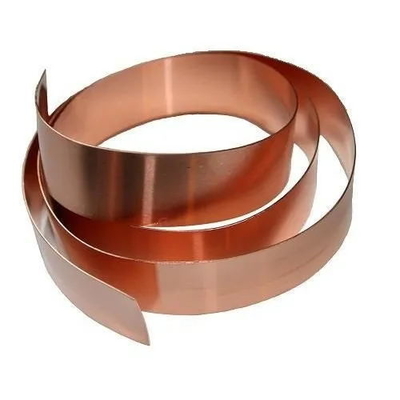 Rollo de banda de cobre de alta conductividad rojo H62 H68 para componentes eléctricos