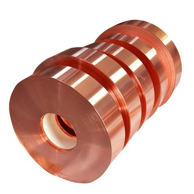 Banda de cobre de borde recto T2 con tolerancia de ± 0,1 mm QBe2.0 H62