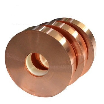 Banda de cobre de borde recto T2 con tolerancia de ± 0,1 mm QBe2.0 H62