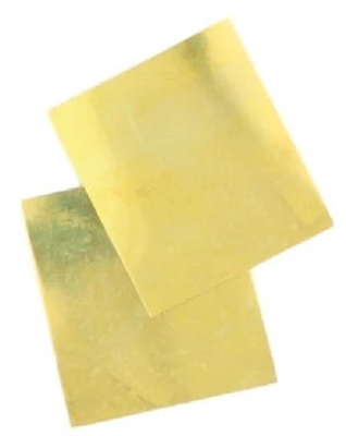 Buena resistencia a la tracción 60% de pureza de la hoja de metal de latón de China
