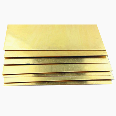 Buena resistencia a la tracción 60% de pureza de la hoja de metal de latón de China