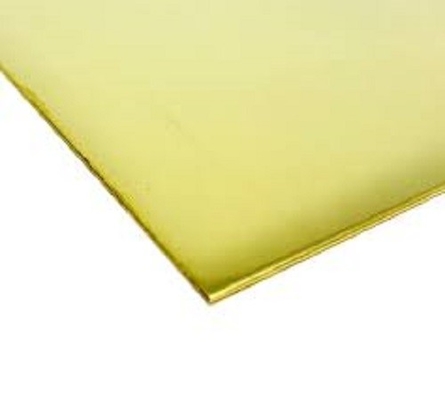 Hoja laminada/placa Hoja de latón de 1 mm de espesor para aplicaciones decorativas
