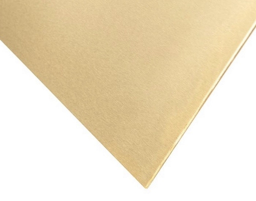 Plata de latón de pureza del 60% para la hoja / placa - 1240 mm de ancho disponible