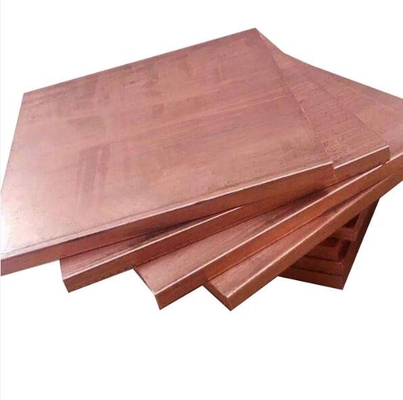 Buena conductividad termal de la hoja de cobre roja gruesa pura