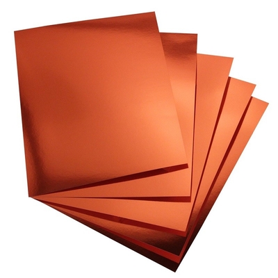 Mejor vendido de alta pureza hoja de cobre rojo superficie pulida 0,5 mm de espesor
