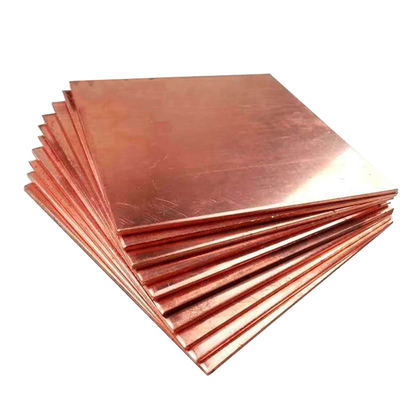 Superficie pulida de placa fina de cobre de 5 mm T1 T2
