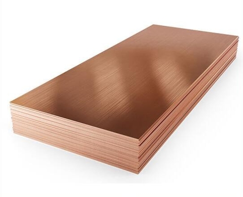 Superficie pulida de placa fina de cobre de 5 mm T1 T2