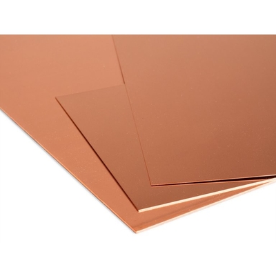 Hoja de cobre rojo de alta pureza 4'X8' 99,9% 1 mm de espesor