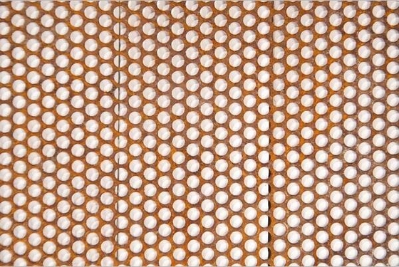 Placa de cobre perforada decorativa para la escalera de los techos que cerca los paneles con barandilla