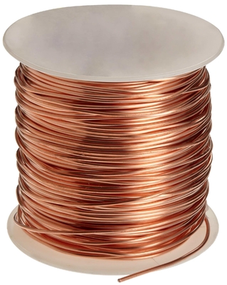 Cables de transmisión de potencia de alta elongación Alambre de cobre de un solo hilo