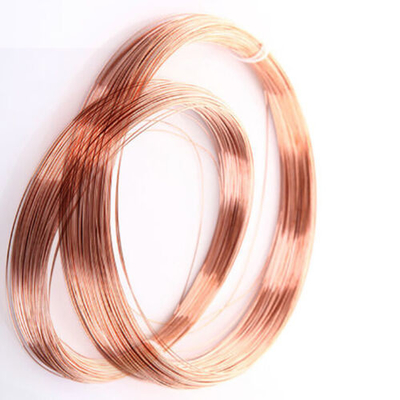 Diámetro 0.1mm-15m m del alambre de cobre puro rojo de la pureza el 99% para la línea de transmisión eléctrica