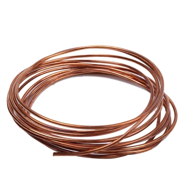 Alambre de cobre H70 H80 H65 de 0,01-15 mm de una sola base para cables de transmisión de energía