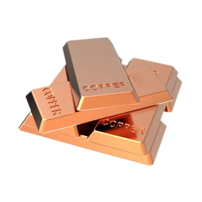 Ingots de cobre rojo de grado estándar con superficie lisa para la industria química