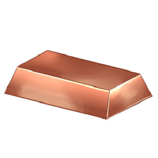 Ingots de cobre rojo de grado estándar con superficie lisa para la industria química