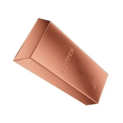 Ingots de cobre rojo de grado estándar con superficie lisa para la industria química
