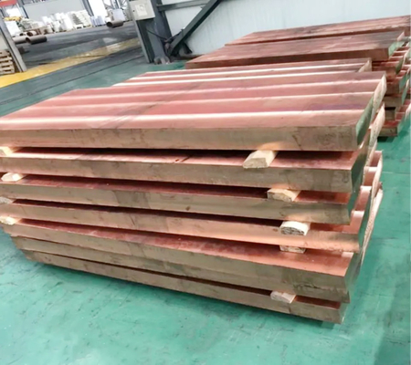 H65 H68 Hoja de cobre rojo de 0,5 mm a 200 mm para doblar